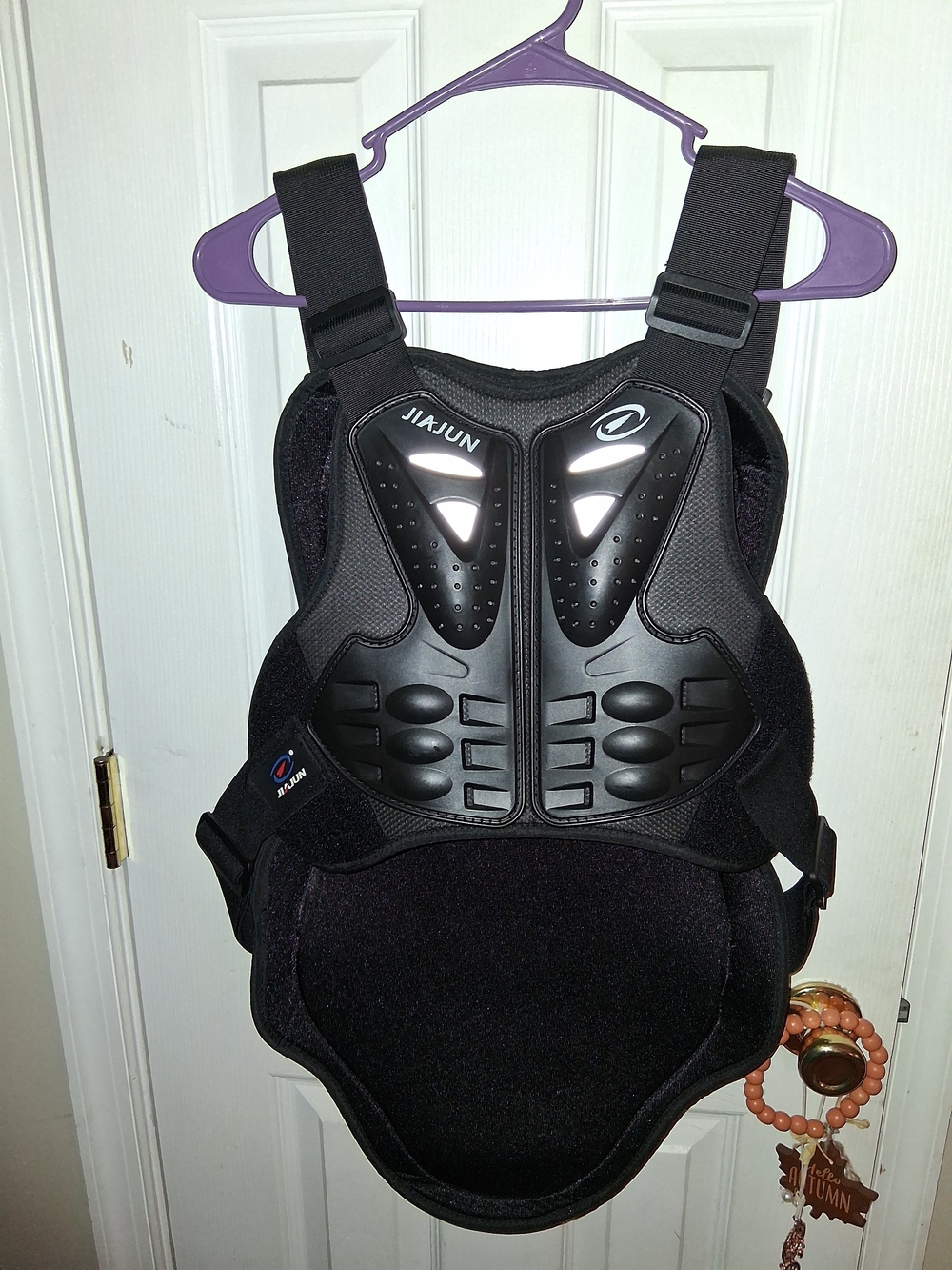 Jia Jun Black Protective Chest Armor Vest - Impact Body Protector